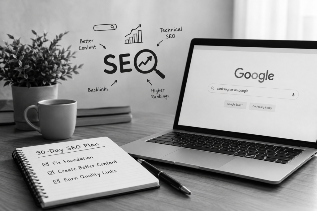 SEO tips to rank a website on Google using a 90-day SEO plan