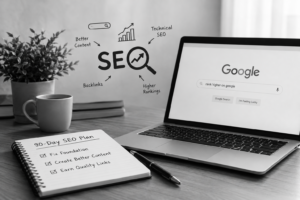 SEO tips to rank a website on Google using a 90-day SEO plan